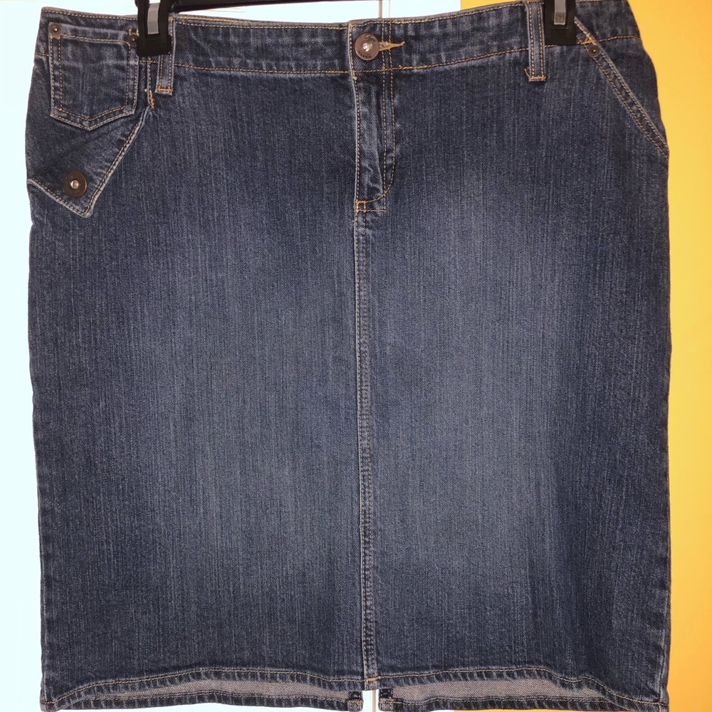 Blue Jean Mini Skirt